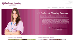 Desktop Screenshot of prefnurse.com